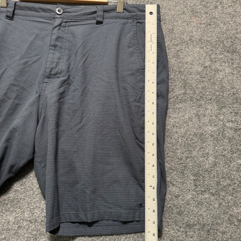 ONeill Hybrid Shorts Size 40 Mens Blue Striped Performance Walk Shorts Surf - Picture 10 of 11